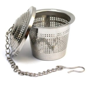 Metalinis arbatos sietelis krepšelis ant grandinėlės