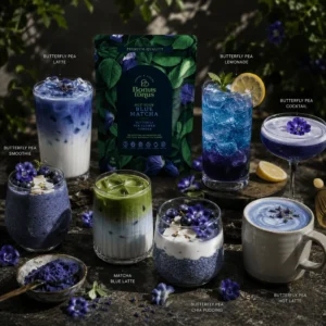 Mėlyna Matcha: Spalvų Magija