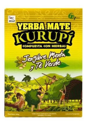 Kurupi matė imbieras, mėta Te Verde 500g