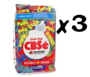 CBSe Energija matė su guarana 500 g TOP! prekė x 3 vnt (tik 5,99 eur)