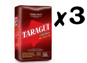 Taragui + Energia matė 500 g x 3 vnt (tik 5,66 eur)