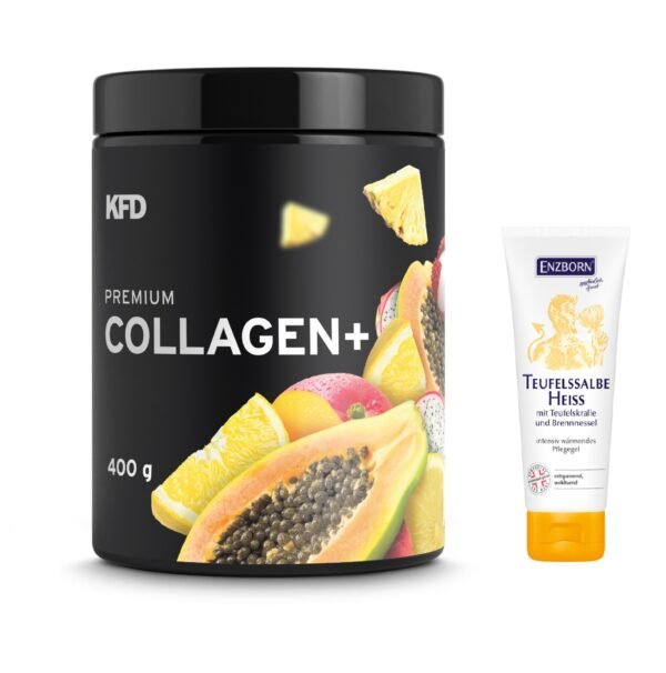 II tipo kolagenas Premium COLLAGEN + 400 g + šildantis gelis 100 ml