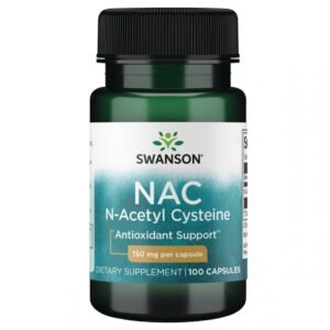 NAC N-ACETYL CYSTEINE 150MG 100 KAPS.