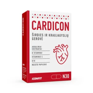 Širdžiai Cardicon (30 kapsulių)