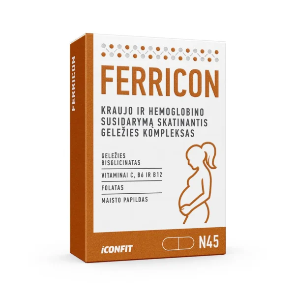 Ferricon (45 kapsulės)