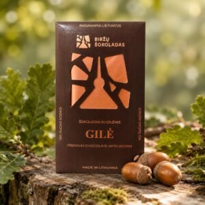 Gilė – šokoladas su gilėmis 75g
