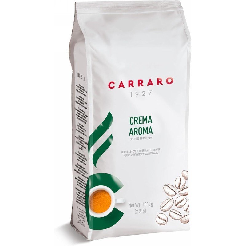 Kavos pupelės Carraro Crema Aroma 1 kg