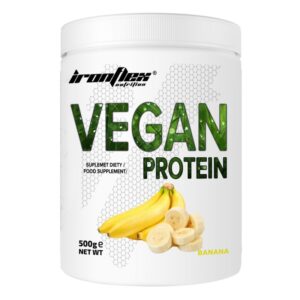 IronFlex Vegan Protein (veganiškį baltymai) - 500g (Įvairių skonių)
