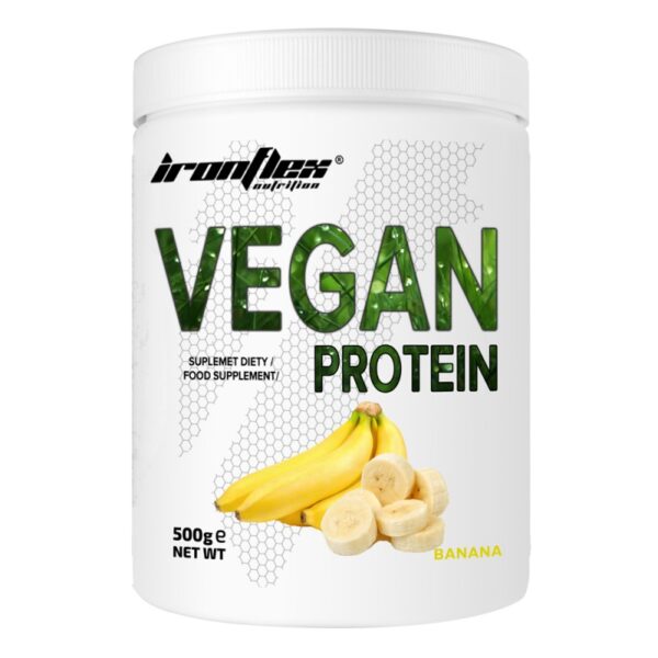IronFlex Vegan Protein (veganiškį baltymai) - 500g (Įvairių skonių)