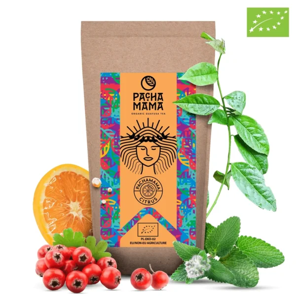 Ekologiška matė Guayusa Pachamama Citrus 100g