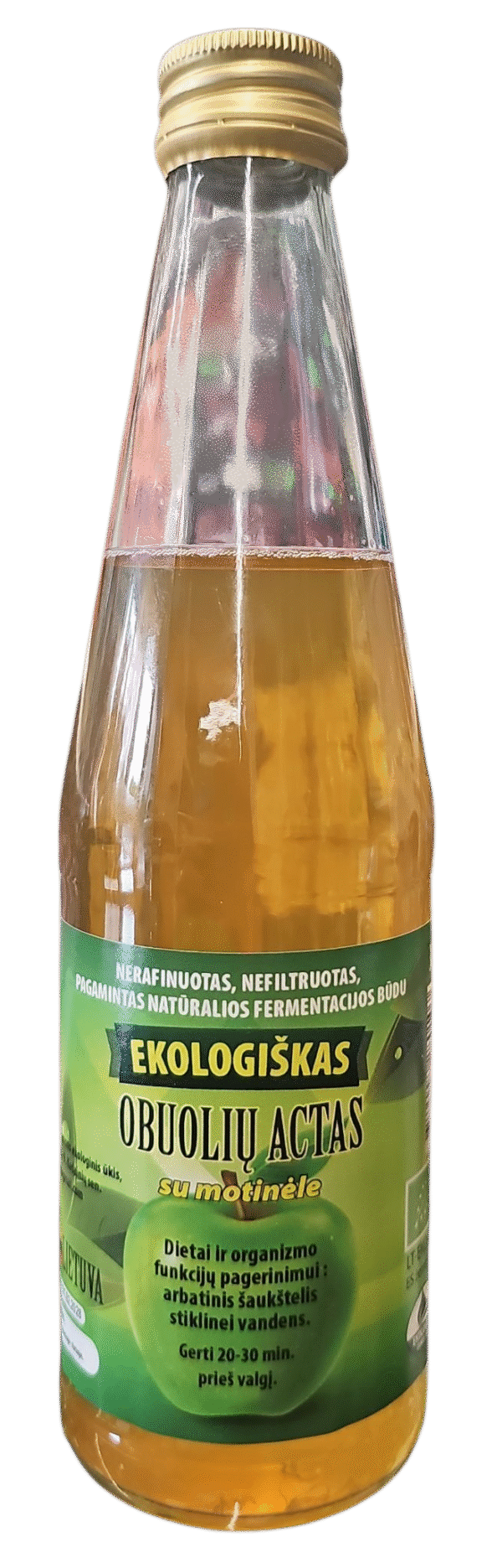 Ekologiškas obuolių actas (su motinėle) 300ml / 600ml / 900ml