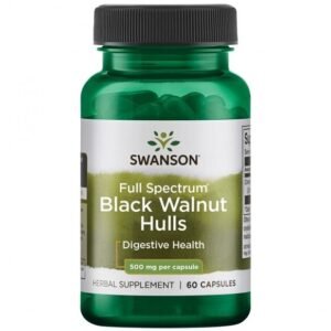 BLACK WALNUT (JUODASIS RIEŠUTMEDIS) 500MG 60 KAPS.