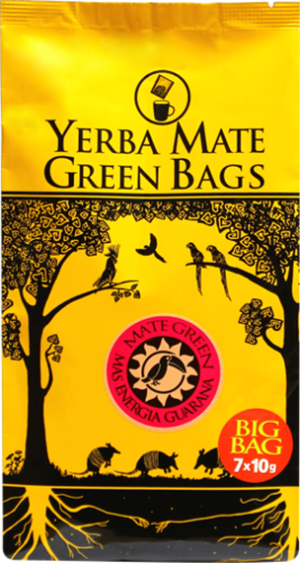 Mate Green MASS ENERGIA GUARANA pakeliais BIG BAG 7x 10g