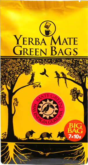 Mate Green MASS ENERGIA GUARANA pakeliais BIG BAG 7x 10g