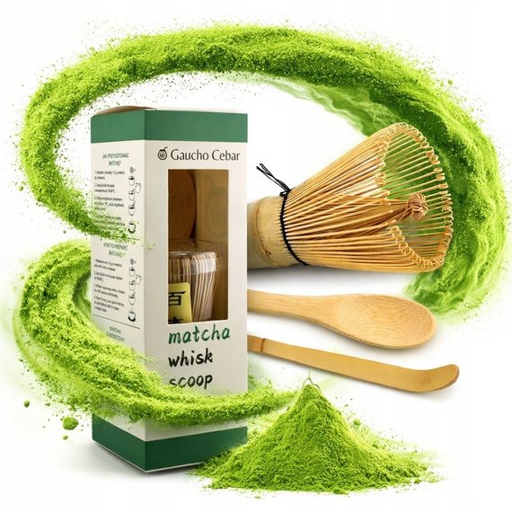 Matcha Premium rinkinys su bambuko aksesuarais