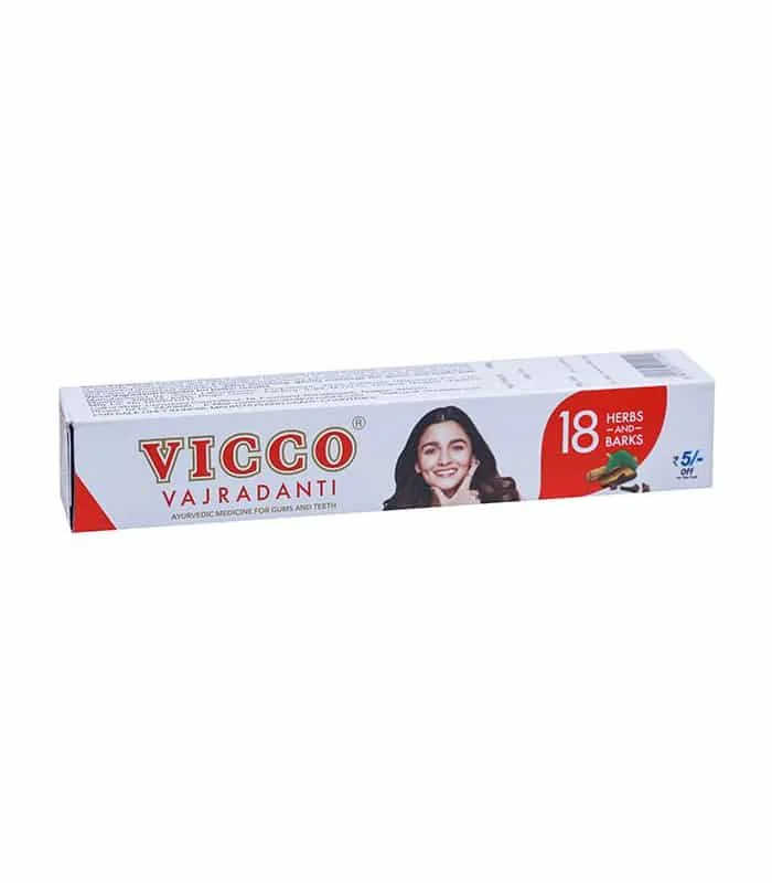 Dantų pasta su 18 žolelių „Vicco Vajradanti”, 100ml