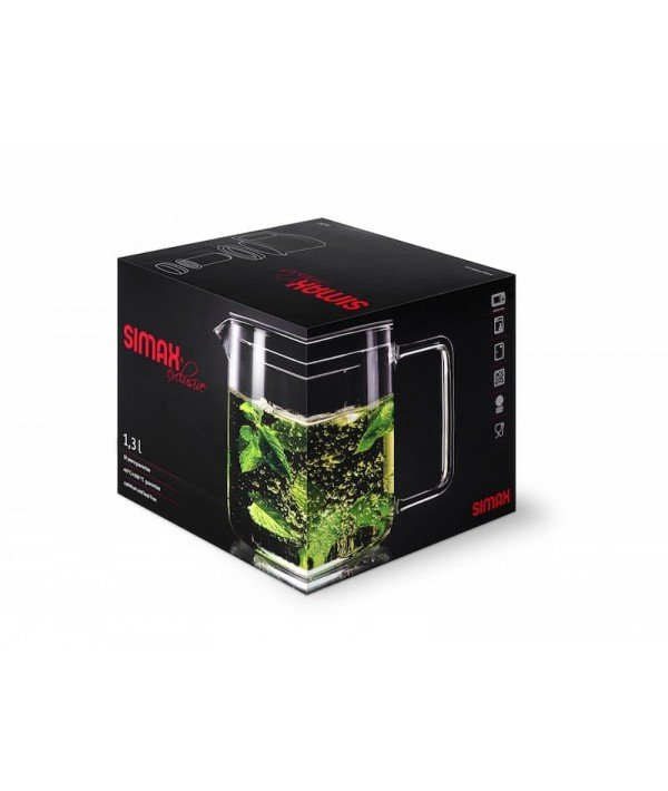 Simax arbatinukas 1,3l su metaliniu sieteliu