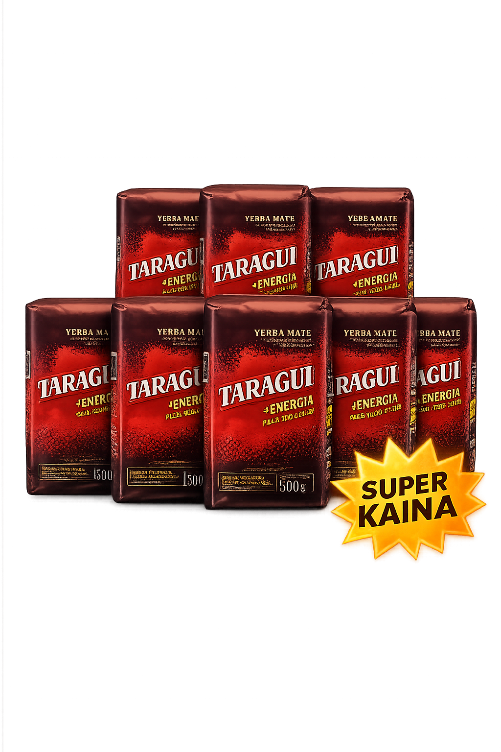Taragui MAX 10 pakelių Taragui + energia