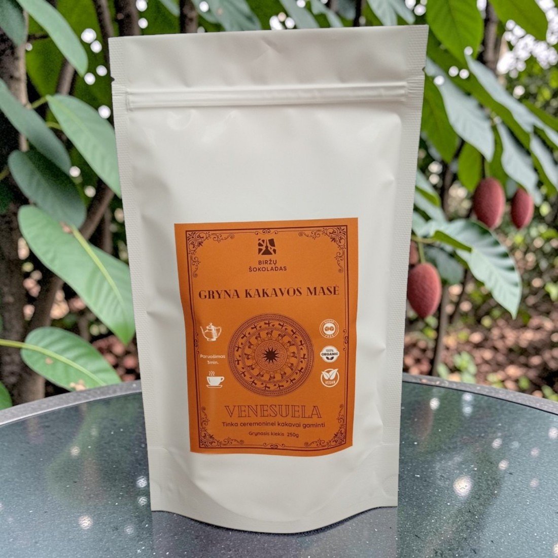 Gryna kakavos masė VENESUELA 250g