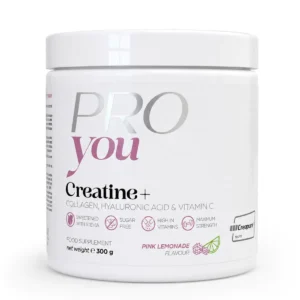 PRO you Kreatinas+ 300g (rožinio limonado skonio)