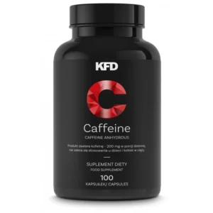 Kofeino kapsulės CAFFEINE 100 caps TOP prekė!