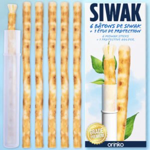6 Siwak lazdelės + 1 apsauginis dėklas –