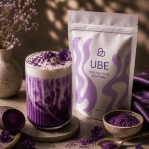 Violetinė matcha. UBE 50g / 100g