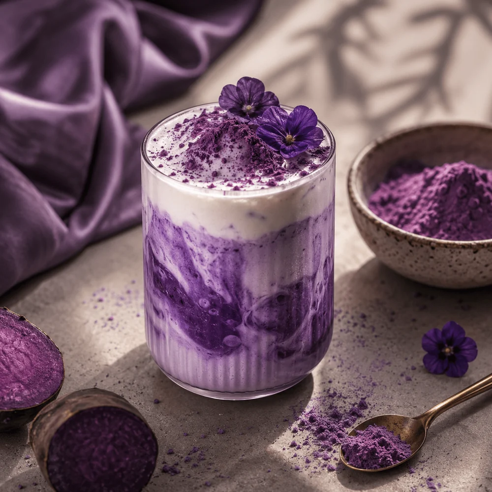 Violetinė matcha. UBE 50g / 100g